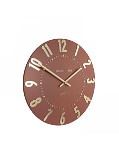 Thomas Kent Mulberry Auburn Small Wall Clock - 12"